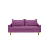 Modern Cushion Back Loveseat