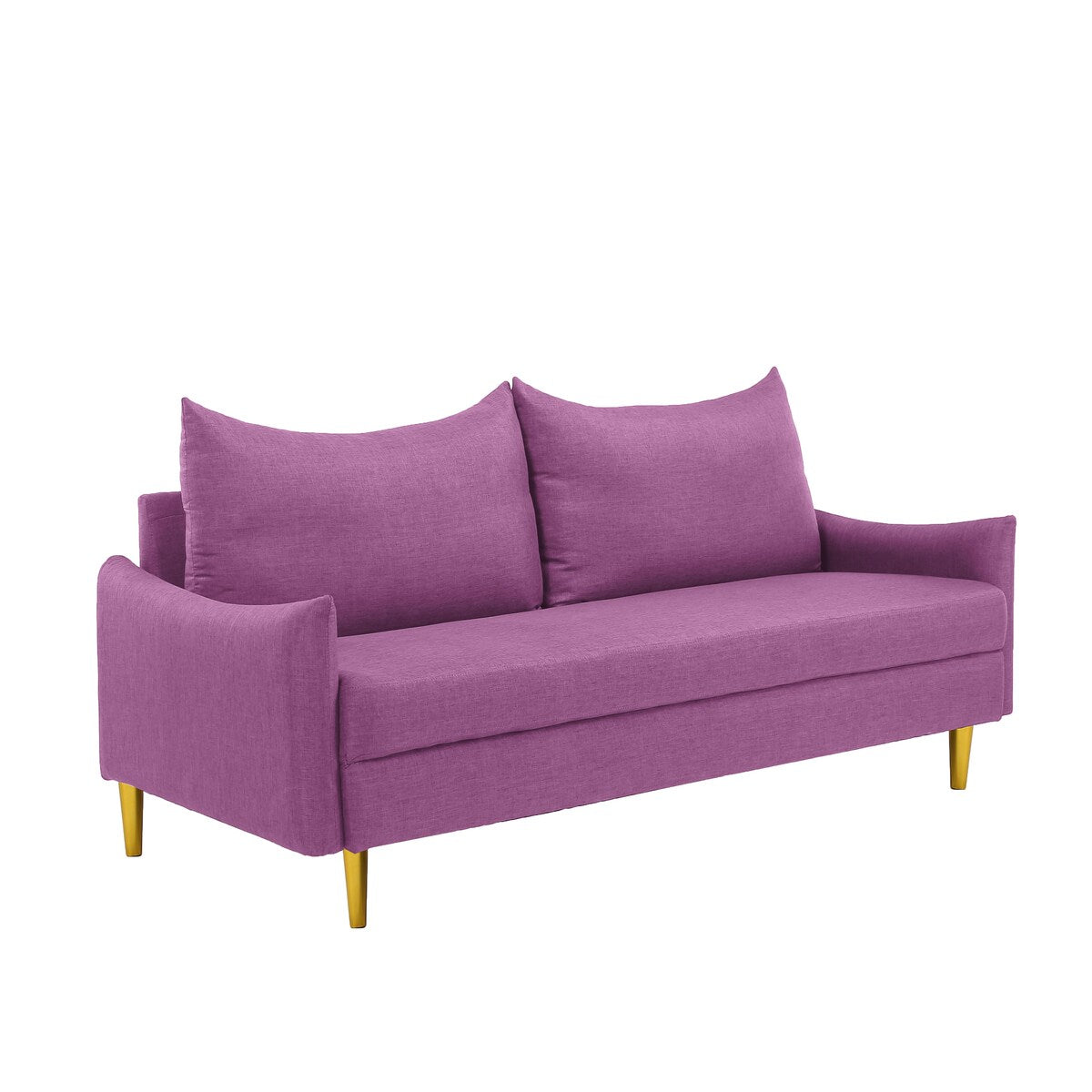 Modern Cushion Back Loveseat