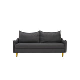 Modern Cushion Back Loveseat