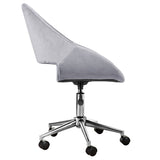GZMR Modern Cute Velvet Upholstered Home Office Chair