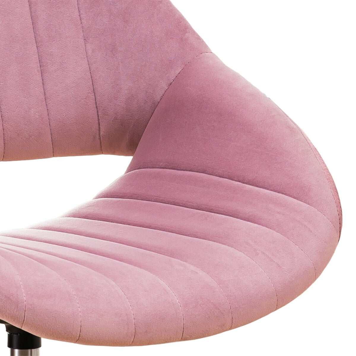 GZMR Modern Cute Velvet Upholstered Home Office Chair