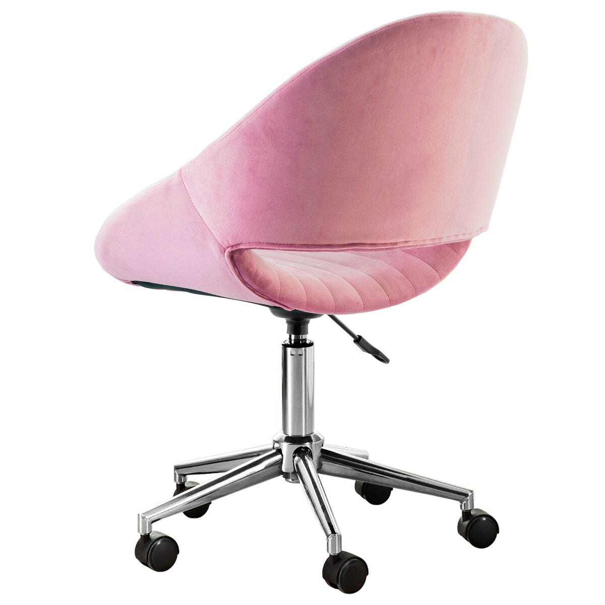 GZMR Modern Cute Velvet Upholstered Home Office Chair