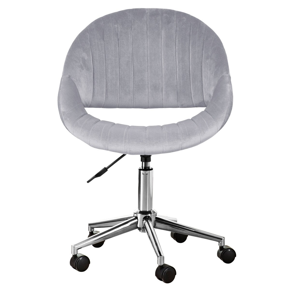 GZMR Modern Cute Velvet Upholstered Home Office Chair