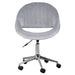 GZMR Modern Cute Velvet Upholstered Home Office Chair