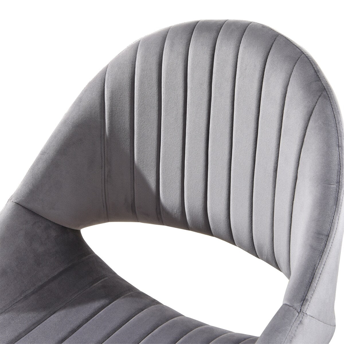 GZMR Modern Cute Velvet Upholstered Home Office Chair