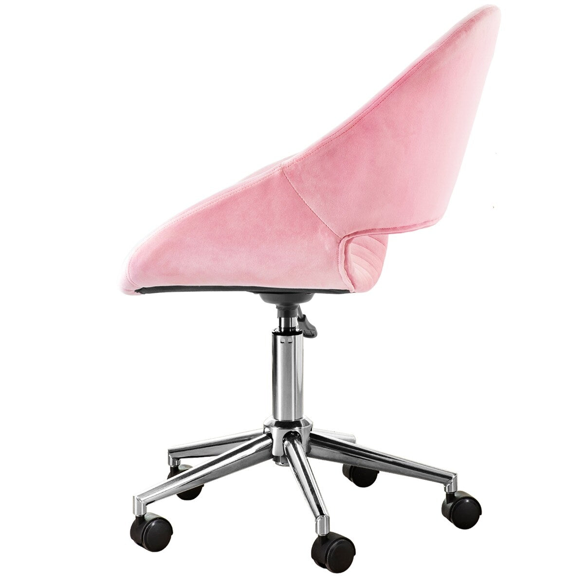 GZMR Modern Cute Velvet Upholstered Home Office Chair