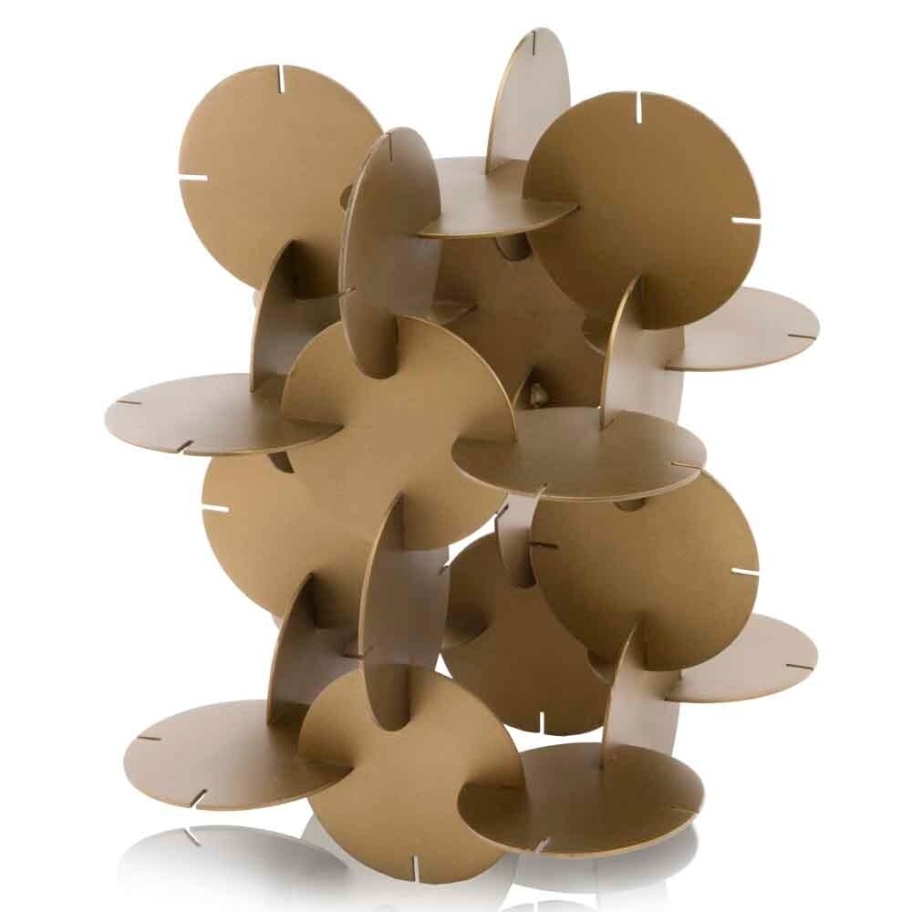 Modern Day Accents Disco Attached Discs Sculpture