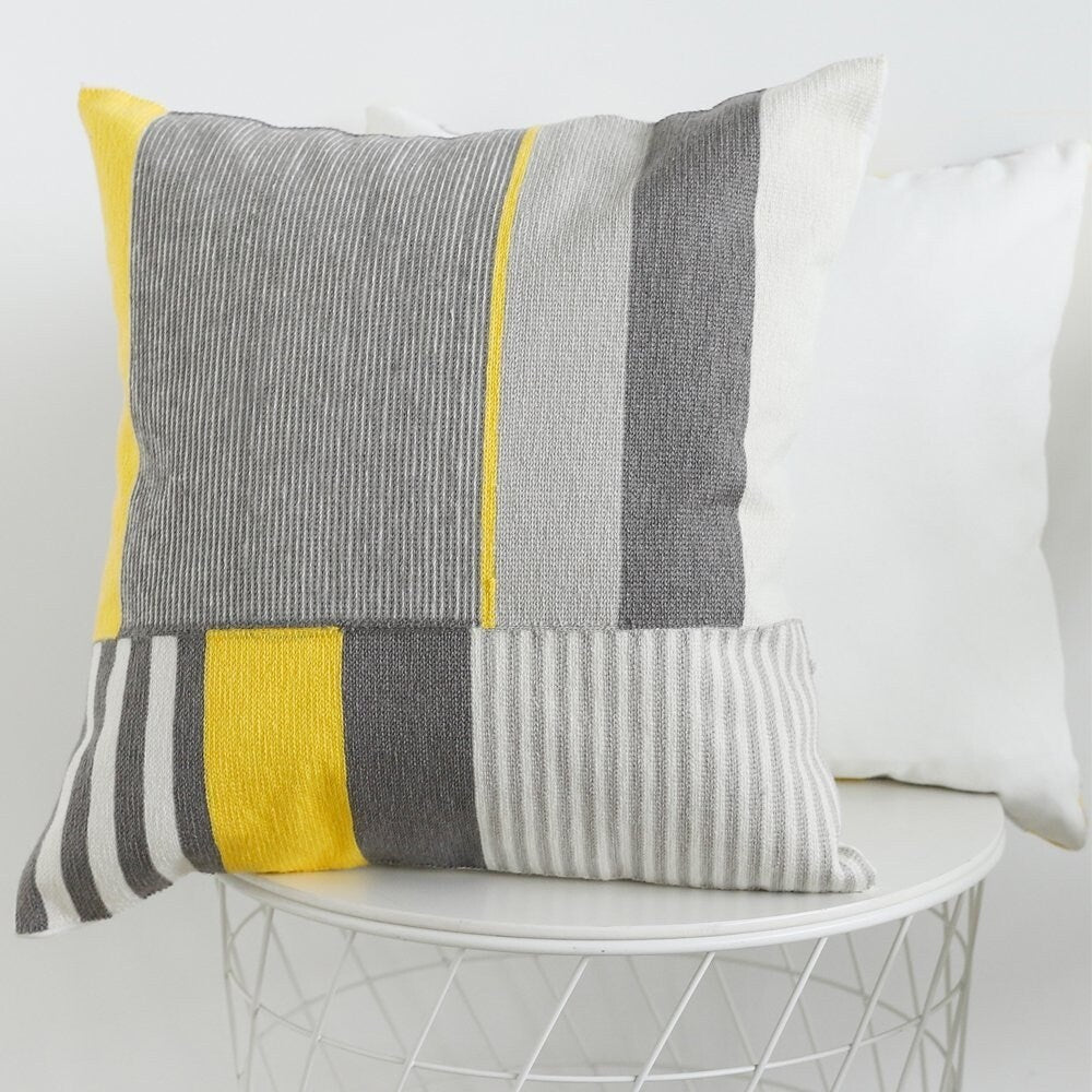 Modern Decorative Geometric Home Cushion Pillow Cover 18" x 18"