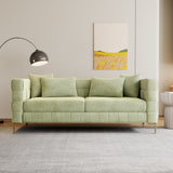 Modern Design Sofa 80.5" Upholstered Sofa with 4 Pillows