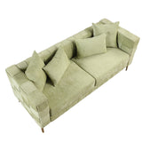 Modern Design Sofa 80.5" Upholstered Sofa with 4 Pillows