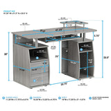 Modern Designs Executive Style Workstation Computer Desk