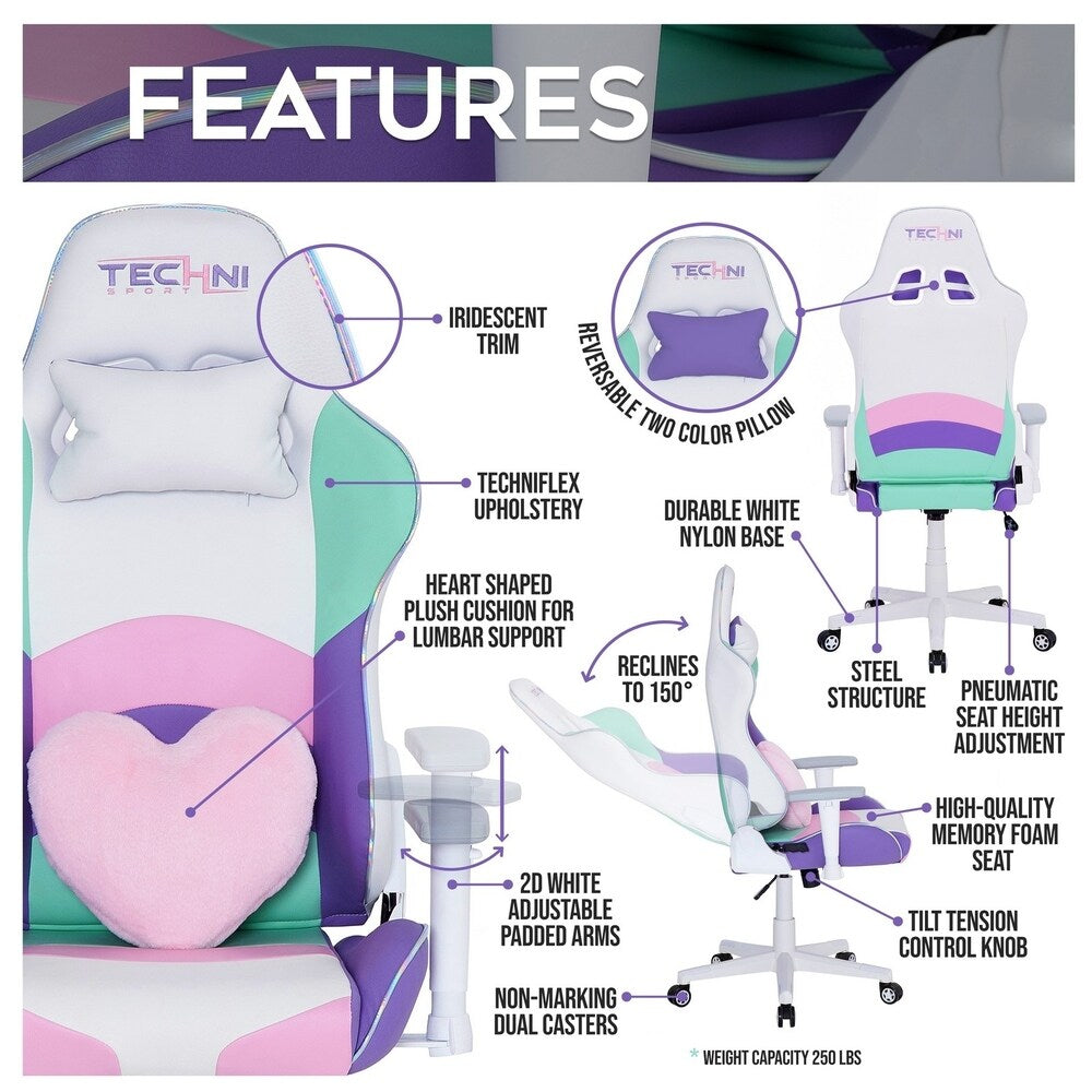 Kawaii Style High-Back Gaming Chair
