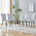 Modern Dining Chairs Set of 4 PU Leather Kitchen Upholstered Chairs