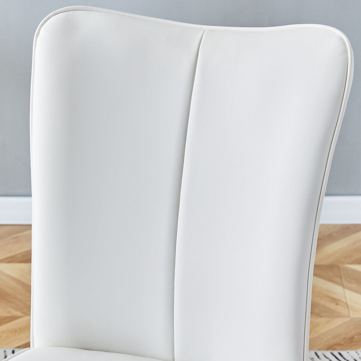 Modern Dining Chairs Set of 4 PU Leather Kitchen Upholstered Chairs