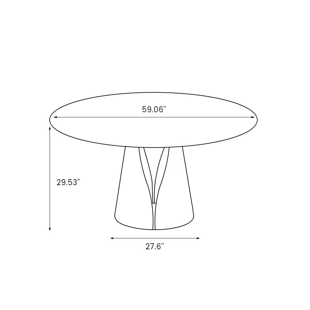 Modern Dining Room Sets, Kitchen Furniture Round White Dining Table with Chairs, Round Dining Table Set for 4-6