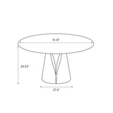 Modern Dining Room Sets, Kitchen Furniture Round White Dining Table with Chairs, Round Dining Table Set for 4-6