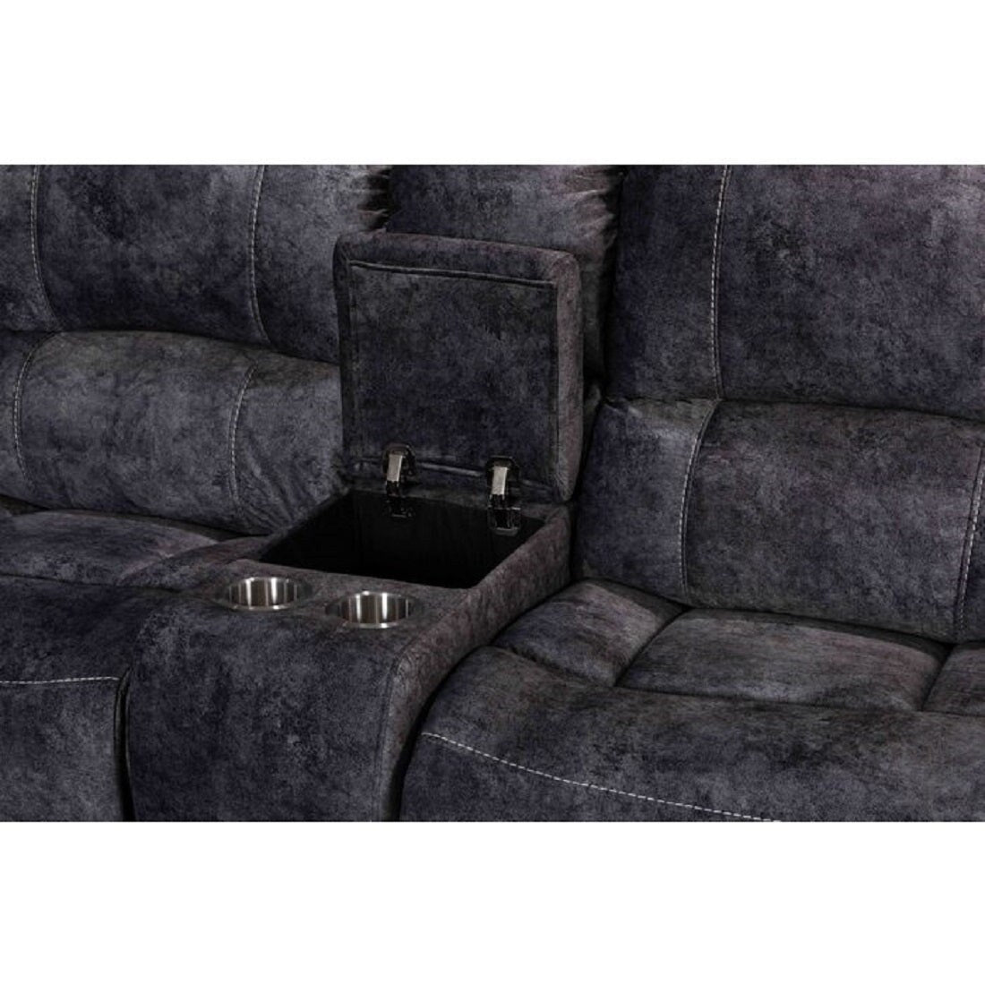 Modern Electric-Powered Reclining Modular Sectional Sofa with USB