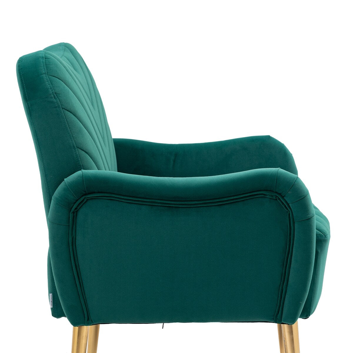 Modern Elegant Velvet Accent Chair, Living Room Chair / Leisure Single Sofa with Golden Feet