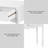 Modern Entryway Console Table Accent Desk Side Table with 3 Drawers