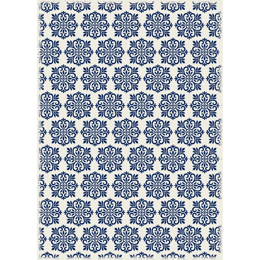 Modern European Design - Blue & White Color
