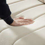 Modern Fabric Sofa With Two Throw Pillows,Suitable Many Places,2 Seat