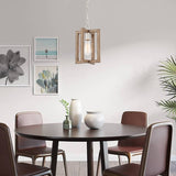 Modern Farmhouse 1-light Geometric Kitchen Island Pendant Lighting - 8 in. D