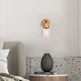 1/2/3/4 Light Modern Farmhouse Bathroom Vanity Lights Brass Wall Sconce Lighting with Bell Glass