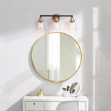 1/2/3/4 Light Modern Farmhouse Bathroom Vanity Lights Brass Wall Sconce Lighting with Bell Glass