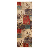 Modern Farmhouse Patchwork Color Block Runner or Area Rug by Superior