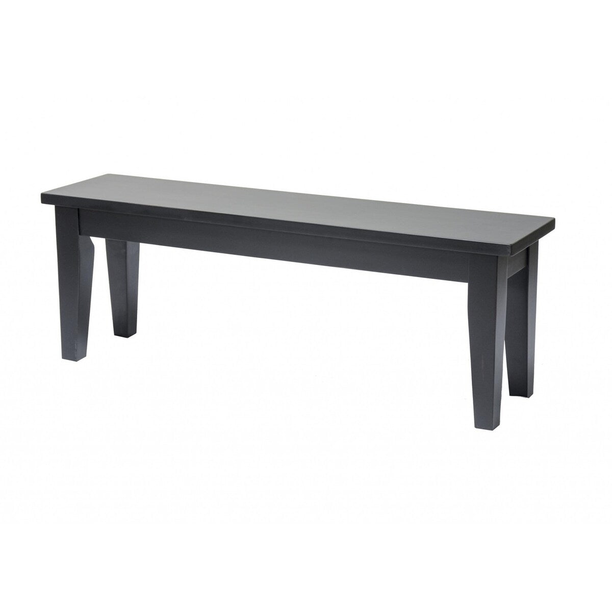 Modern Farmhouse Solid Wood Bench - 50" W x 12" D x 17.5" H