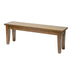 Modern Farmhouse Solid Wood Bench - 50" W x 12" D x 17.5" H