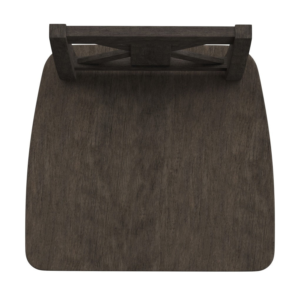 Modern Farmhouse Wooden Swivel Counter Stool