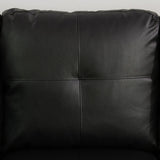 Modern Faux Leather Sectional Couch with Chaise and Ottoman-Large