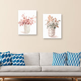 Modern Floral I Crop, Modern Floral II Crop by Danhui Nai Canvas Art Prints