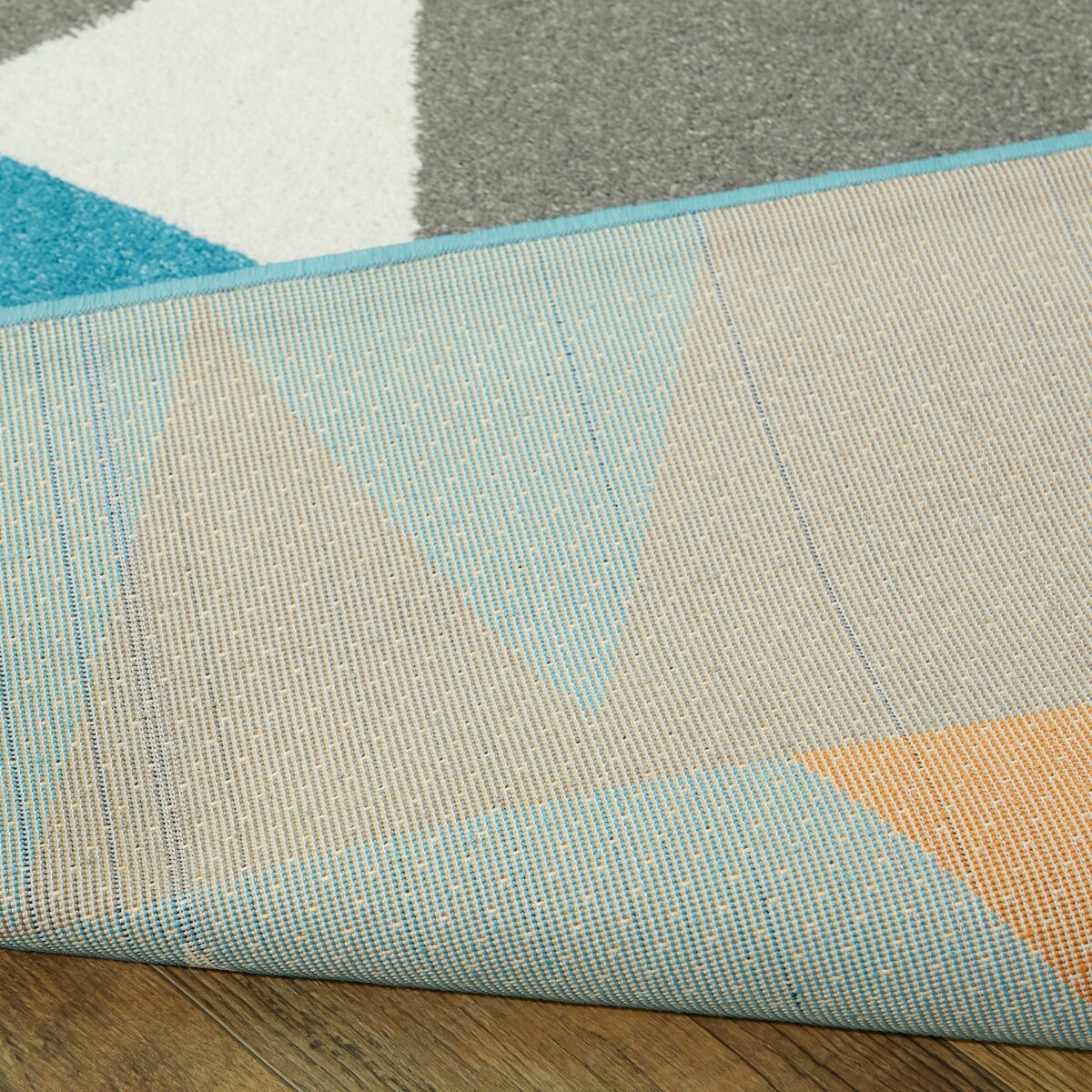 Modern Multicolor Geometric Contemporary Area Rug