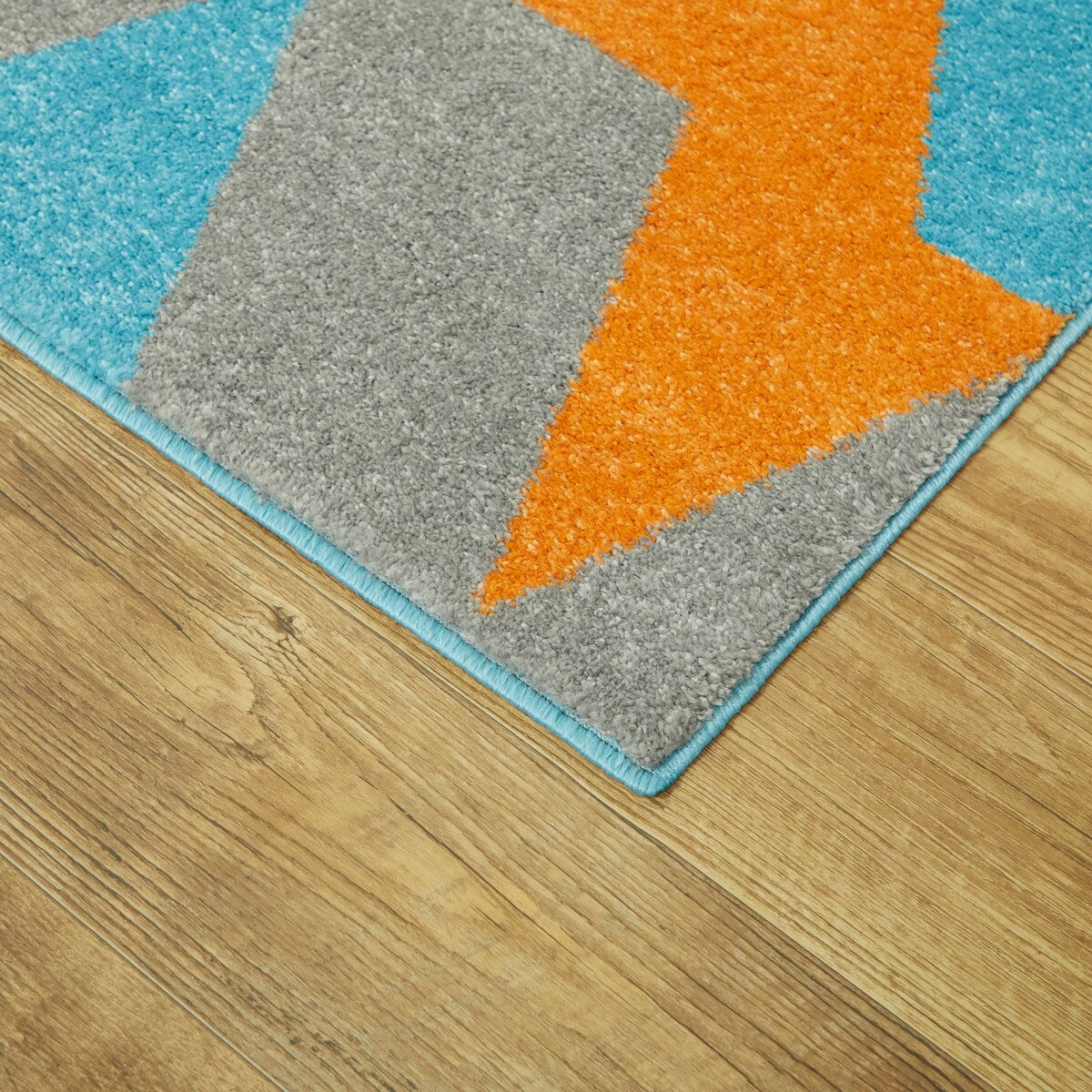Modern Multicolor Geometric Contemporary Area Rug