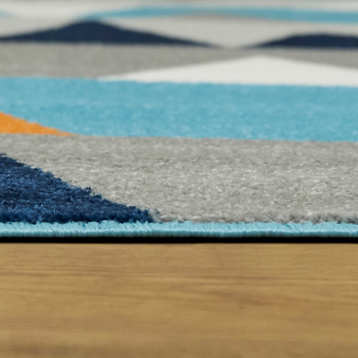 Modern Multicolor Geometric Contemporary Area Rug