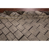 Modern Geometric Moroccan Large Area Rug Hand-Knotted Wool Carpet - 10'0"x 15'5"