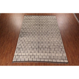 Modern Geometric Moroccan Large Area Rug Hand-Knotted Wool Carpet - 10'0"x 15'5"