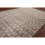 Modern Geometric Moroccan Large Area Rug Hand-Knotted Wool Carpet - 10'0"x 15'5"