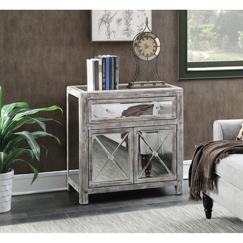 Modern Glass Bedside Table