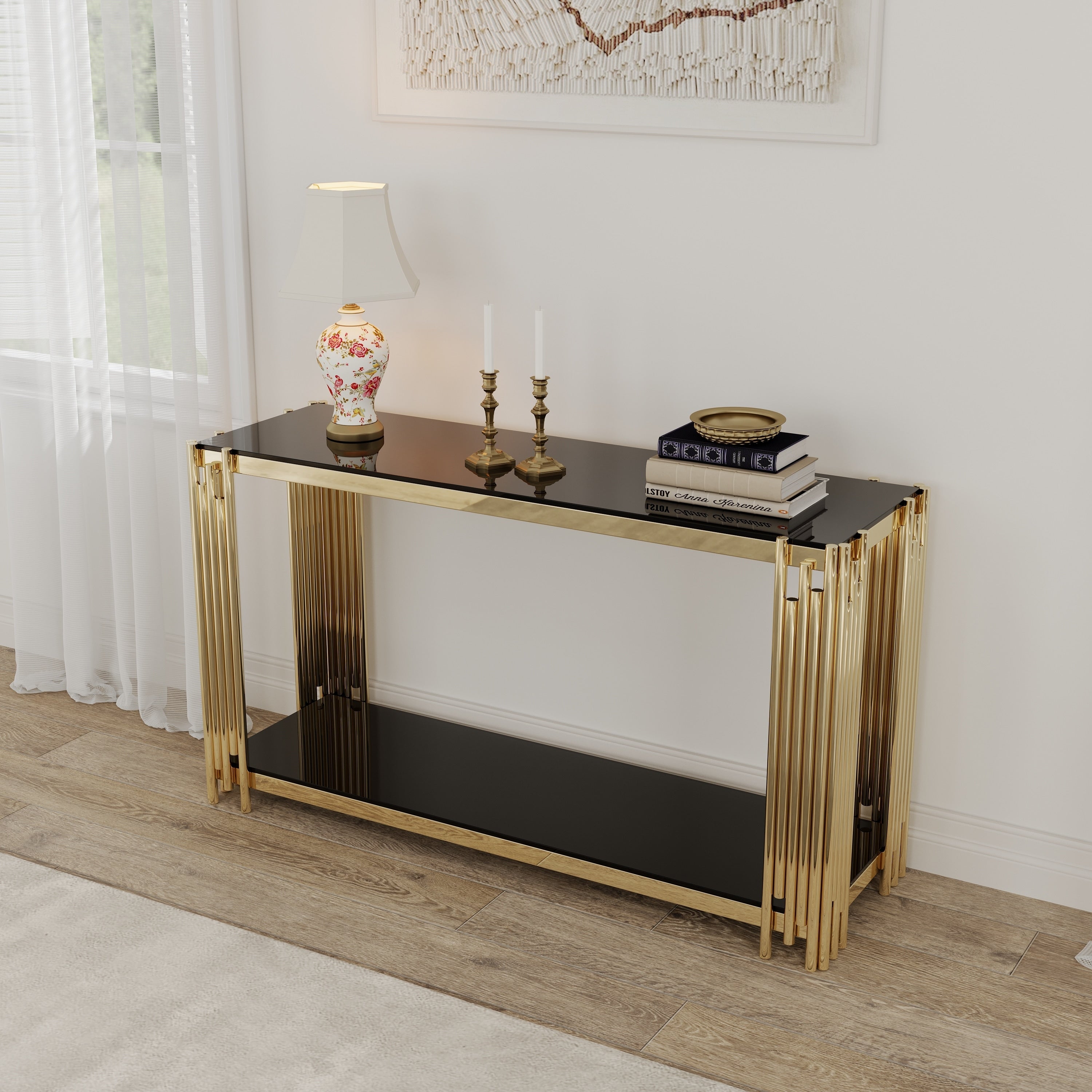 Steel console top