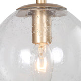 Farmhouse Mini 1-Light Glass Globe Pendant Lights Dimmable Orb Kitchen Sink Fixture - D5.5"xH6.5"