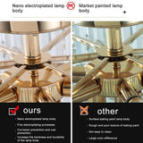 Modern Gold Semi Flush Mount Crystal Chandeliers