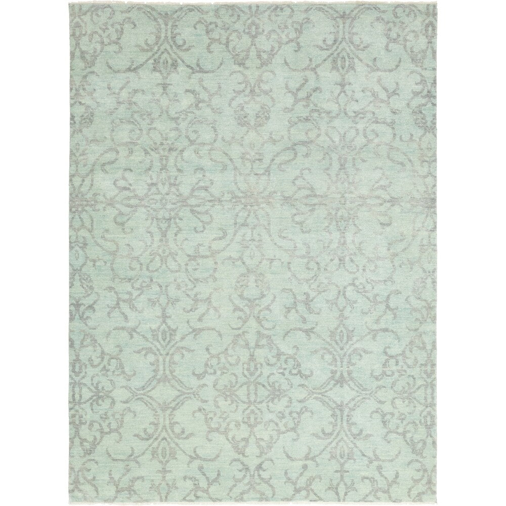 Modern Green Area Rug - 9' x 12'/Surplus