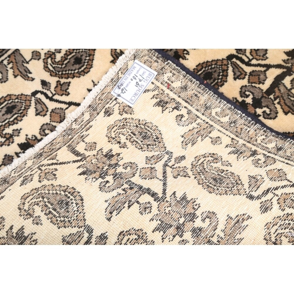 Modern Hand Made Wool Tradtional Gabbeh Persian Area Rug - 5'2" x 3'6" - 5'2" x 3'6"