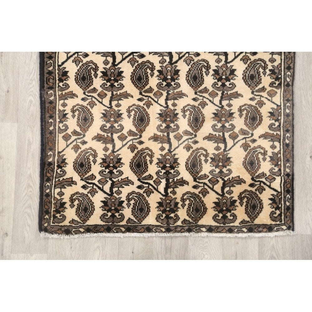 Modern Hand Made Wool Tradtional Gabbeh Persian Area Rug - 5'2" x 3'6" - 5'2" x 3'6"