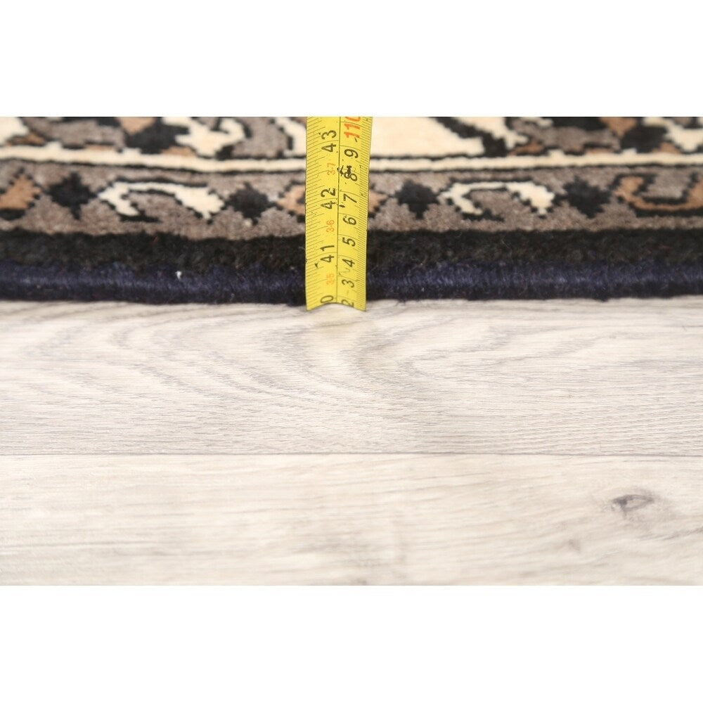 Modern Hand Made Wool Tradtional Gabbeh Persian Area Rug - 5'2" x 3'6" - 5'2" x 3'6"