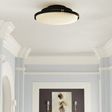 Modern Home 14711 AG Three Light Flush Mount Antique Gold - Exact Size
