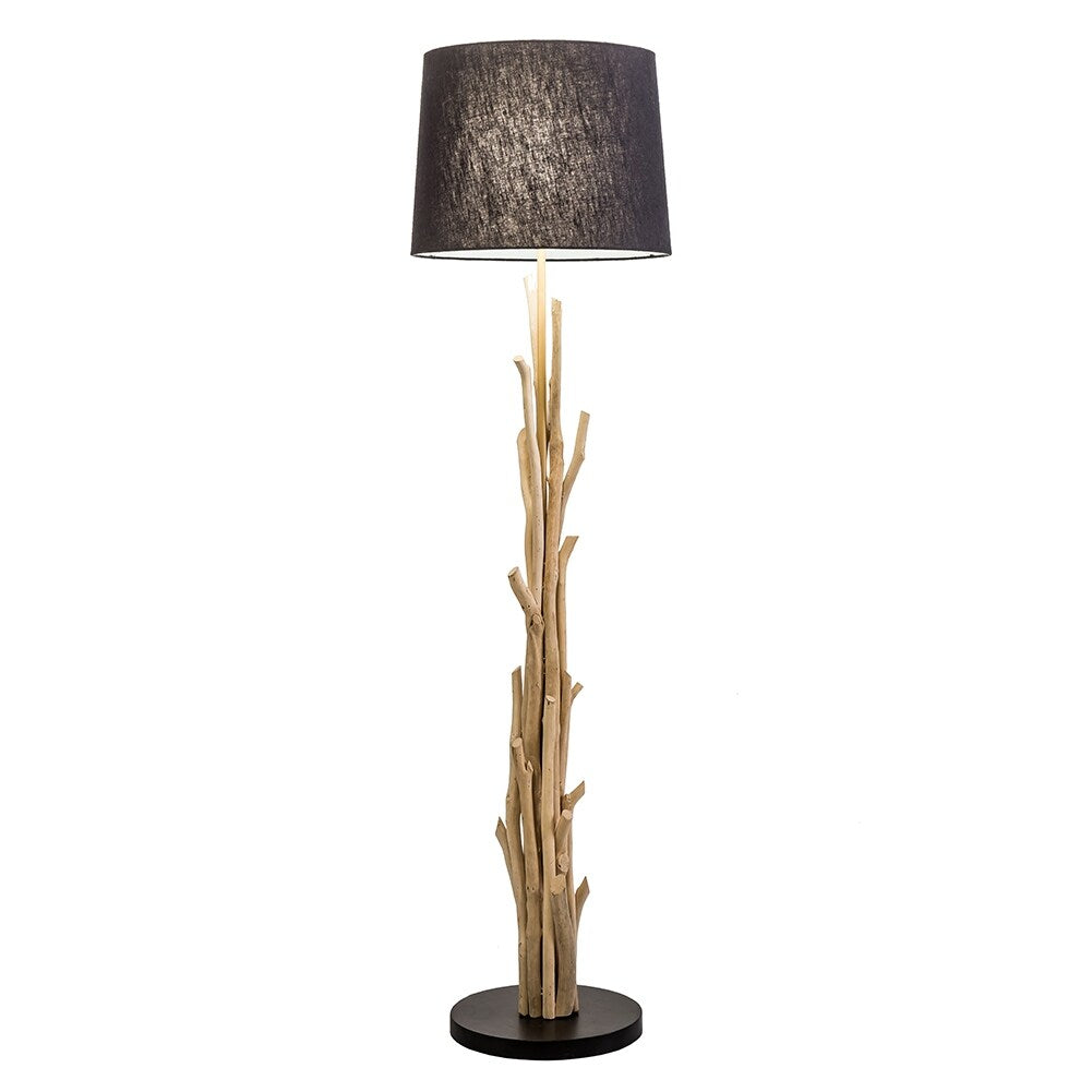 Modern Home Nautical Driftwood Branches Wooden Floor Lamp